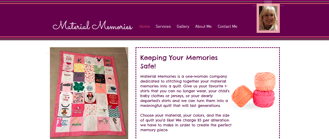 Website Home screenshot