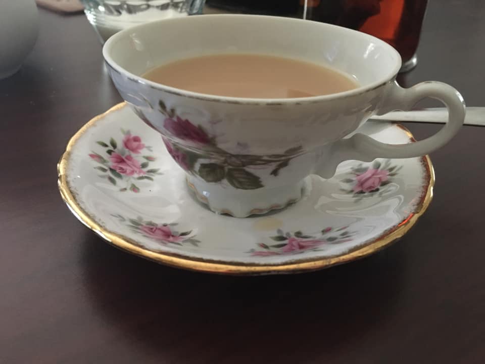 rose teacup