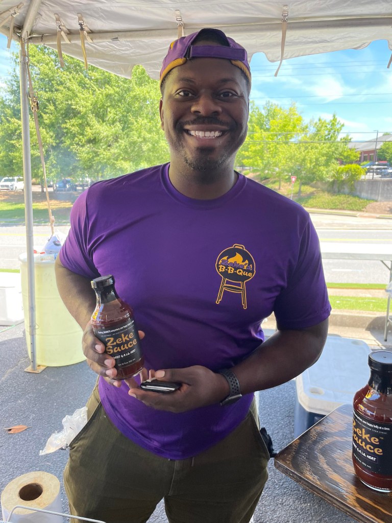 Zeke owner of Zeke's B-B-Que
